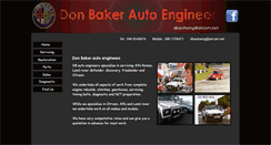 Desktop Screenshot of donbakerautoengineer.com